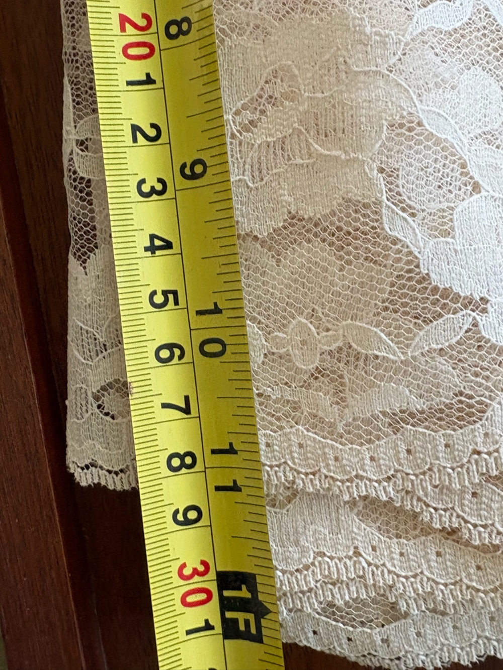 Hobby Lobby Old World Christmas Fabric Lace Trim 5Yds Vtg “Tea” Color Ivory - Picture 3 of 4